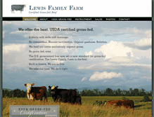 Tablet Screenshot of lewisfamilyfarm.com